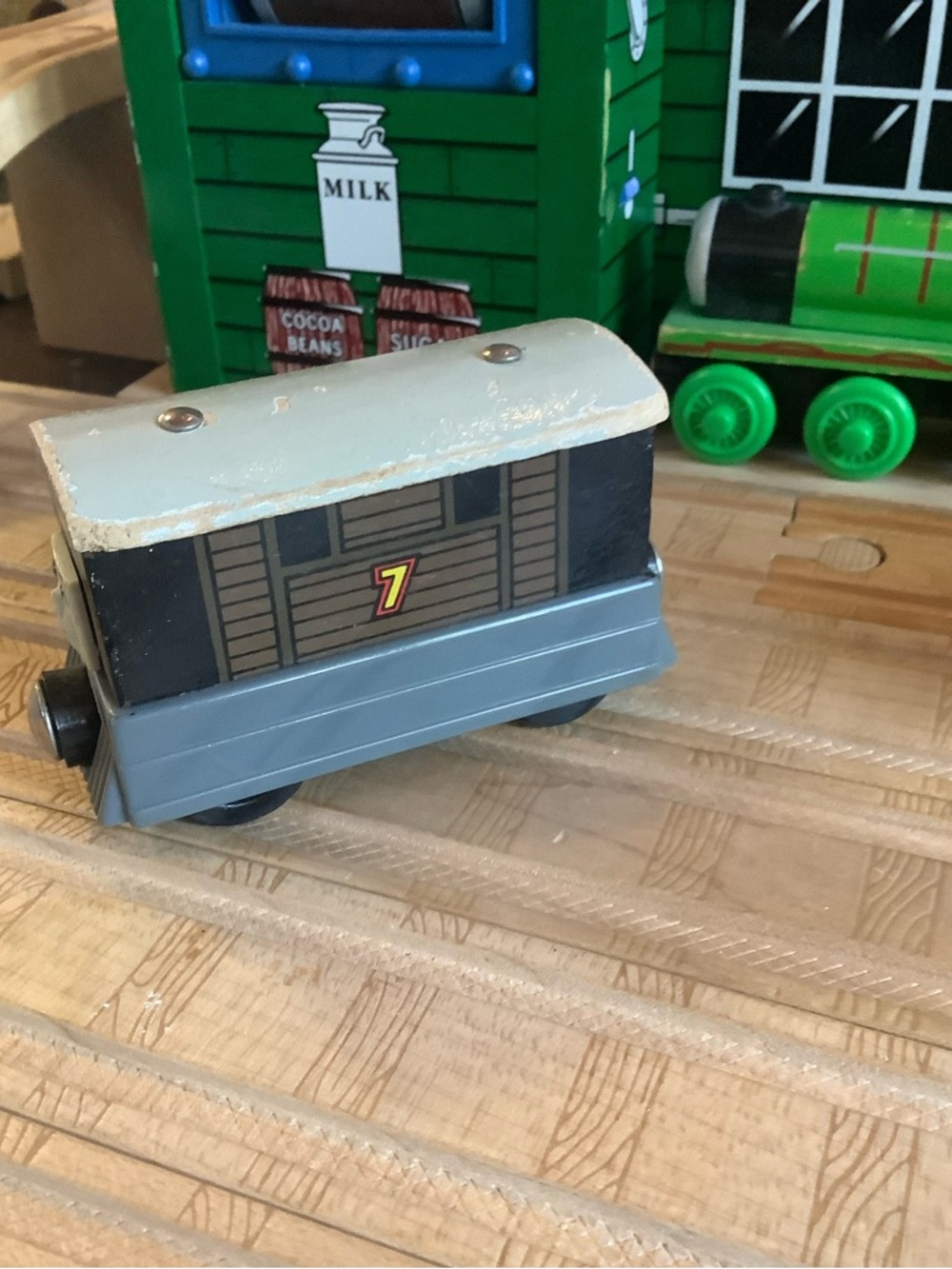 Toby Tram Engine Thomas the Train Wooden Railway Friends 1996 Learning Curve - Picture 4 of 5